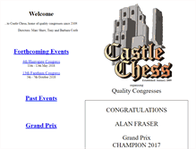 Tablet Screenshot of castlechess.co.uk