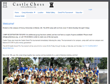 Tablet Screenshot of castlechess.org